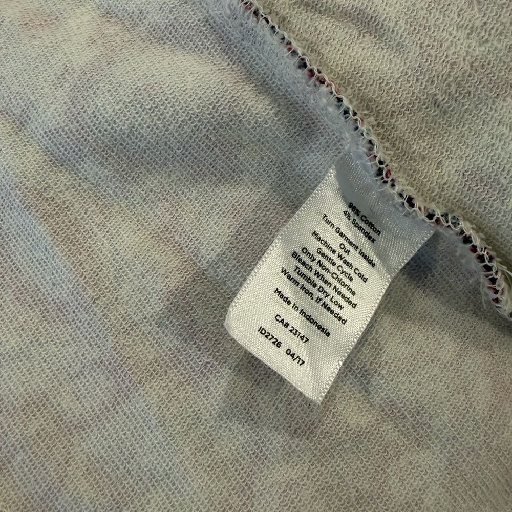 Talbots Women’s Burgundy Paisley Full Zip Jacket XL Cotton Blend GUC - Picture 7 of 7